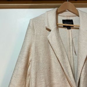 Anthropologie Sanctuary Longline Blazer NEW - Cream (Size Medium)
